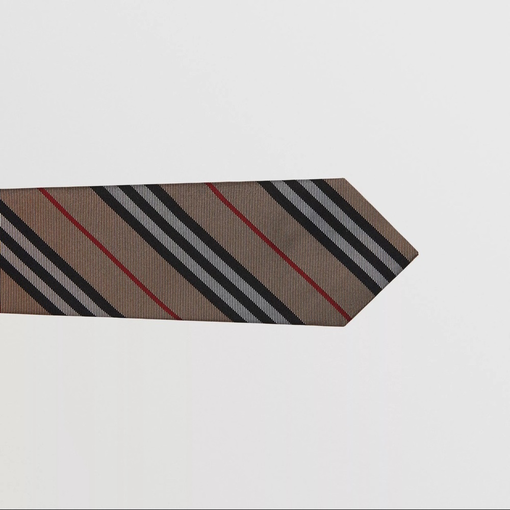 Burberry  classic cut icon stripe silk  tie - Picture 3 of 7